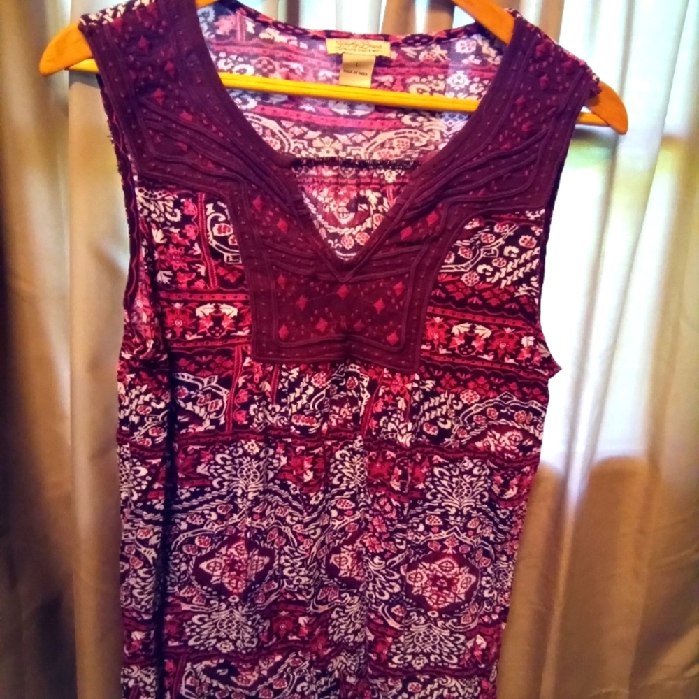 Lucky Brand sleeveless tunic tank